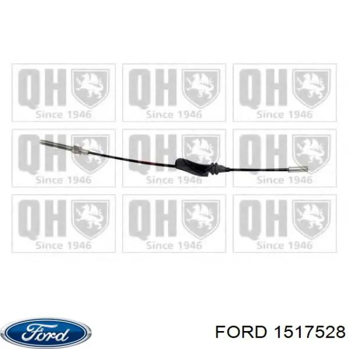 Трос стоянкового гальма передній Ford 1517528 ціна, від 13.20 USD