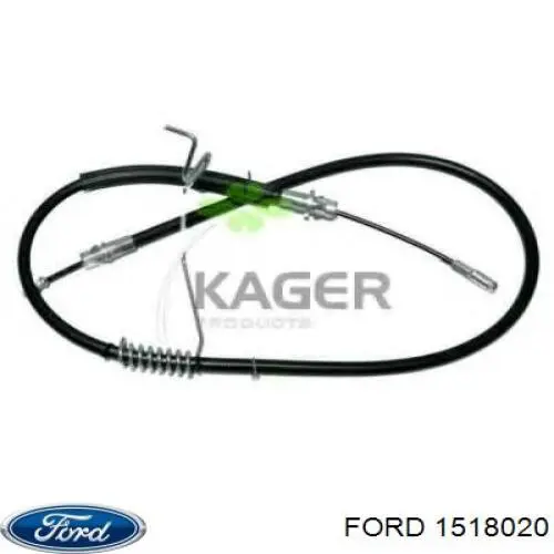 Трос стоянкового гальма задній лівий Ford 1518020 ціна, від 9.90 USD