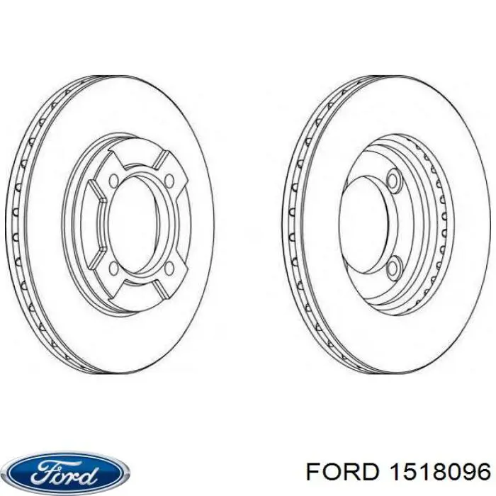 Водяний насос Ford 1518096