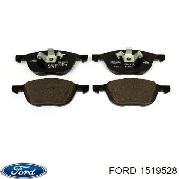 Купити 1519528 Ford Колодки гальмівні передні, дискові