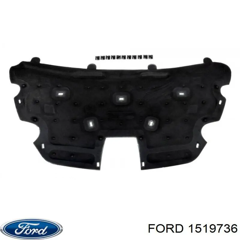 Обшивка капота Ford 1493005 ціна, від 25.37 USD