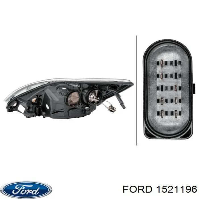 Фара передня права Ford 1521196 ціна, від 99.89 USD