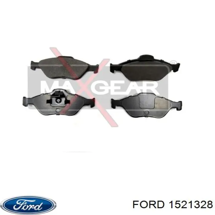 Купити 1521328 Ford Колодки гальмівні передні, дискові