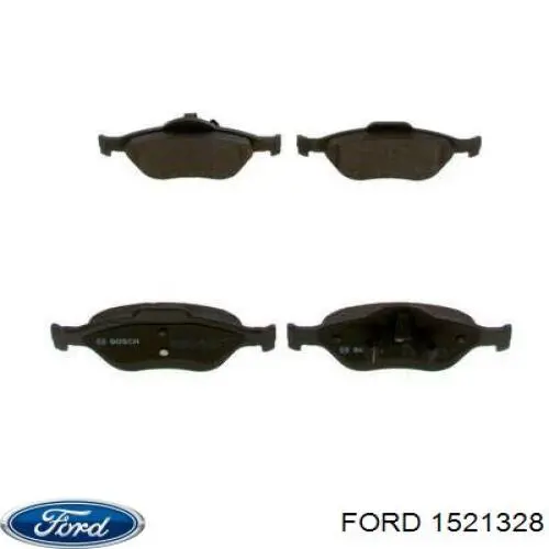 Передні тормозні колодки 1521328 Ford
