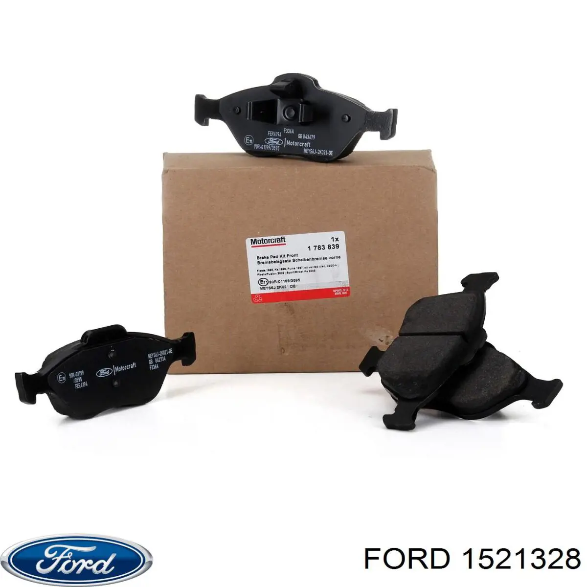1521328 Ford колодки гальмівні передні, дискові