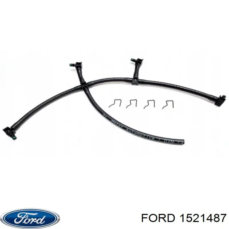 Купити 1521487 Ford Трубка паливна, зворотня від форсунок