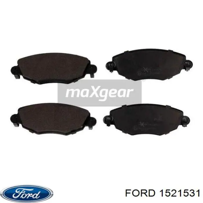 Передні тормозні колодки 1521531 Ford