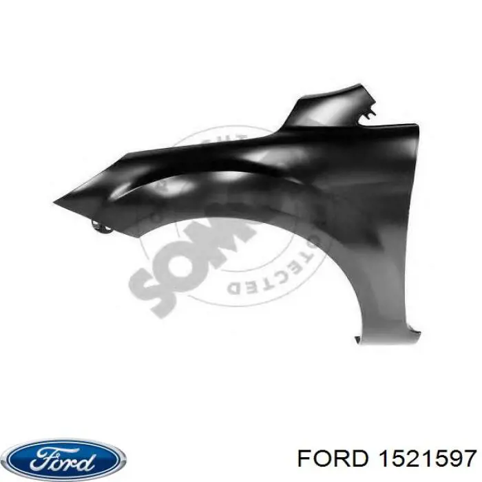 Крило переднє ліве 1521597 Ford