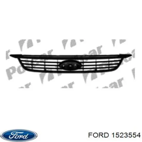 Ford focus ii (da) 01.08 - 12.10 :решетка радиатора черная на Ford Focus II 