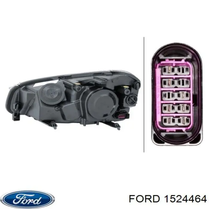 1495650 Ford Основна фара - вставка