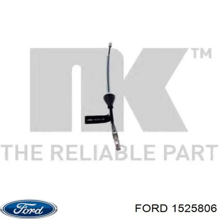 Трос ручного гальма задній, правий/лівий Ford 1492823 ціна, від 6.07 USD