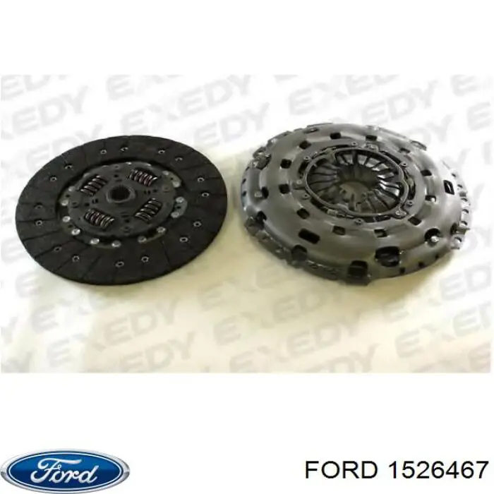 Купити 1526467 Ford Комплект зчеплення (диск, корзина, підшипник)