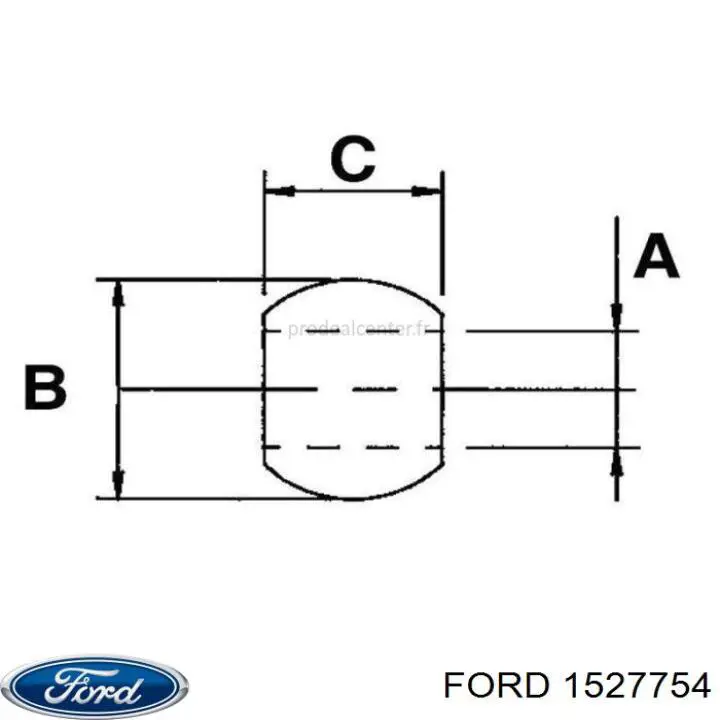 1305968 Ford лонжерон рами передній лівий