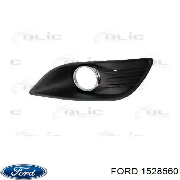 Купити 1528560 Ford Заглушка/ решітка протитуманних фар бампера переднього, права