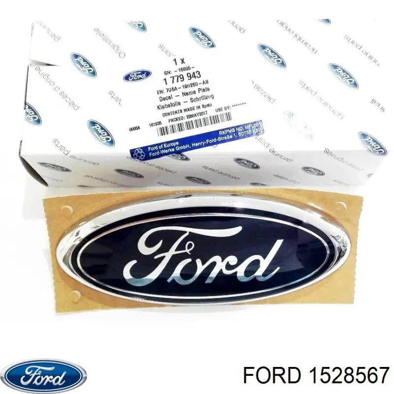 Емблема кришки багажника, фірмовий значок Ford Connect (TC7) (Форд Коннект)