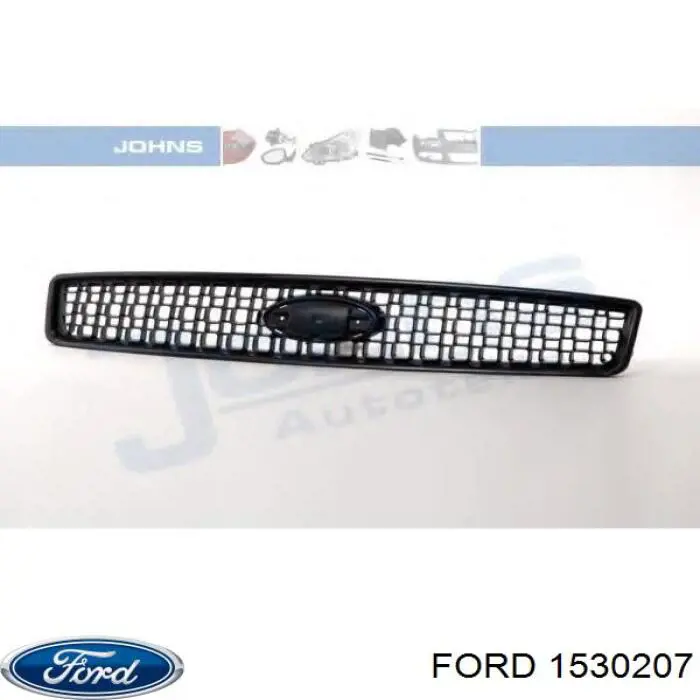 1530207 Ford Решітка радіатора