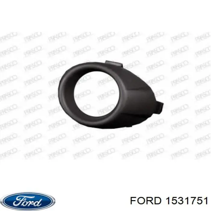 1531751 Ford ободок/окантовка фари протитуманної, лівий