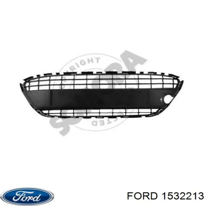 Решітка переднього бампера, центральна Ford 1532213 ціна, від 18.93 USD