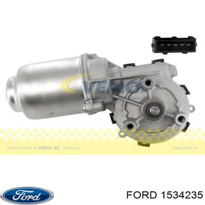 Двигун склоочисника лобового скла (трапеції) 1534235 Ford
