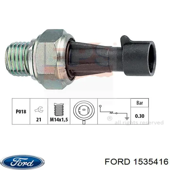 1535416 Ford Датчик давления масла