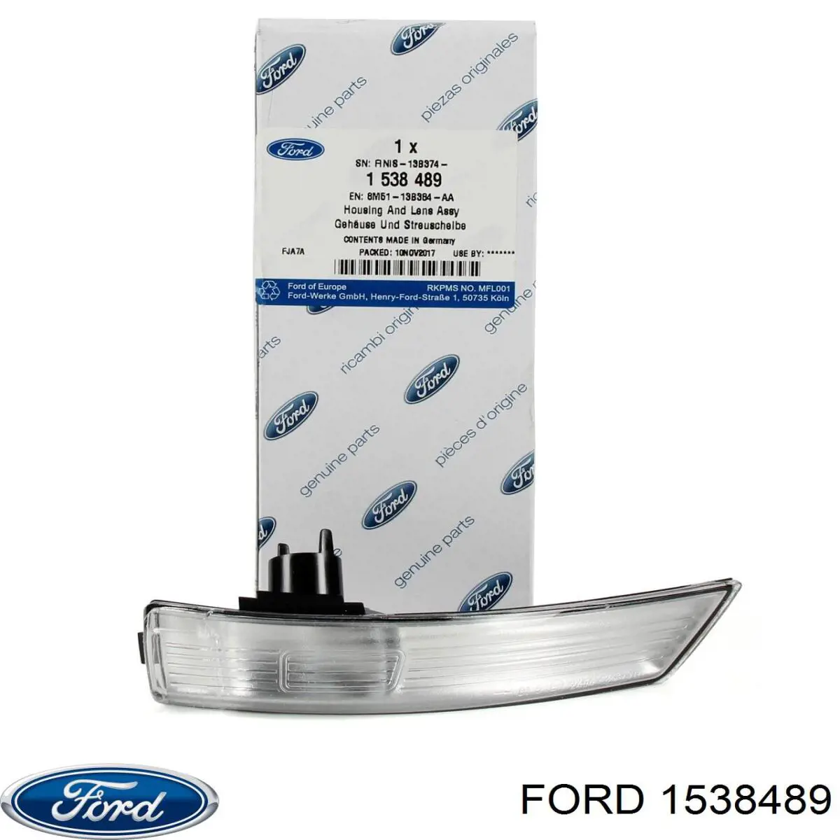 Покажчик повороту дзеркала, правий Ford 1538489 ціна, від 7.49 USD