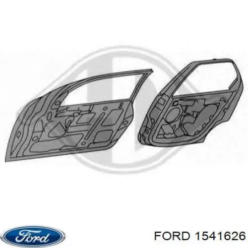 Двері задні Ford 1368700 ціна, від 87.70 USD