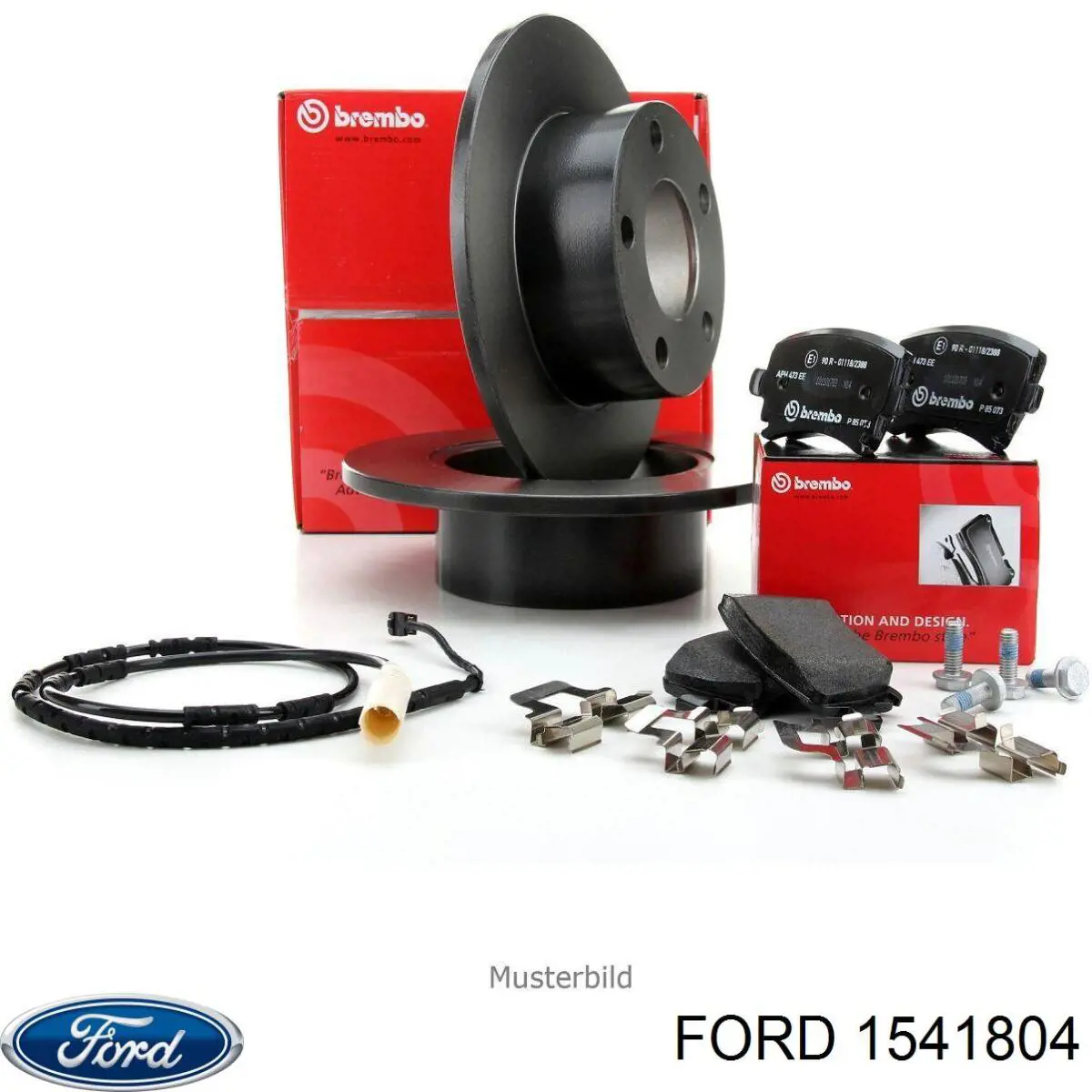 Купити 1541804 Ford Диск заднього гальма