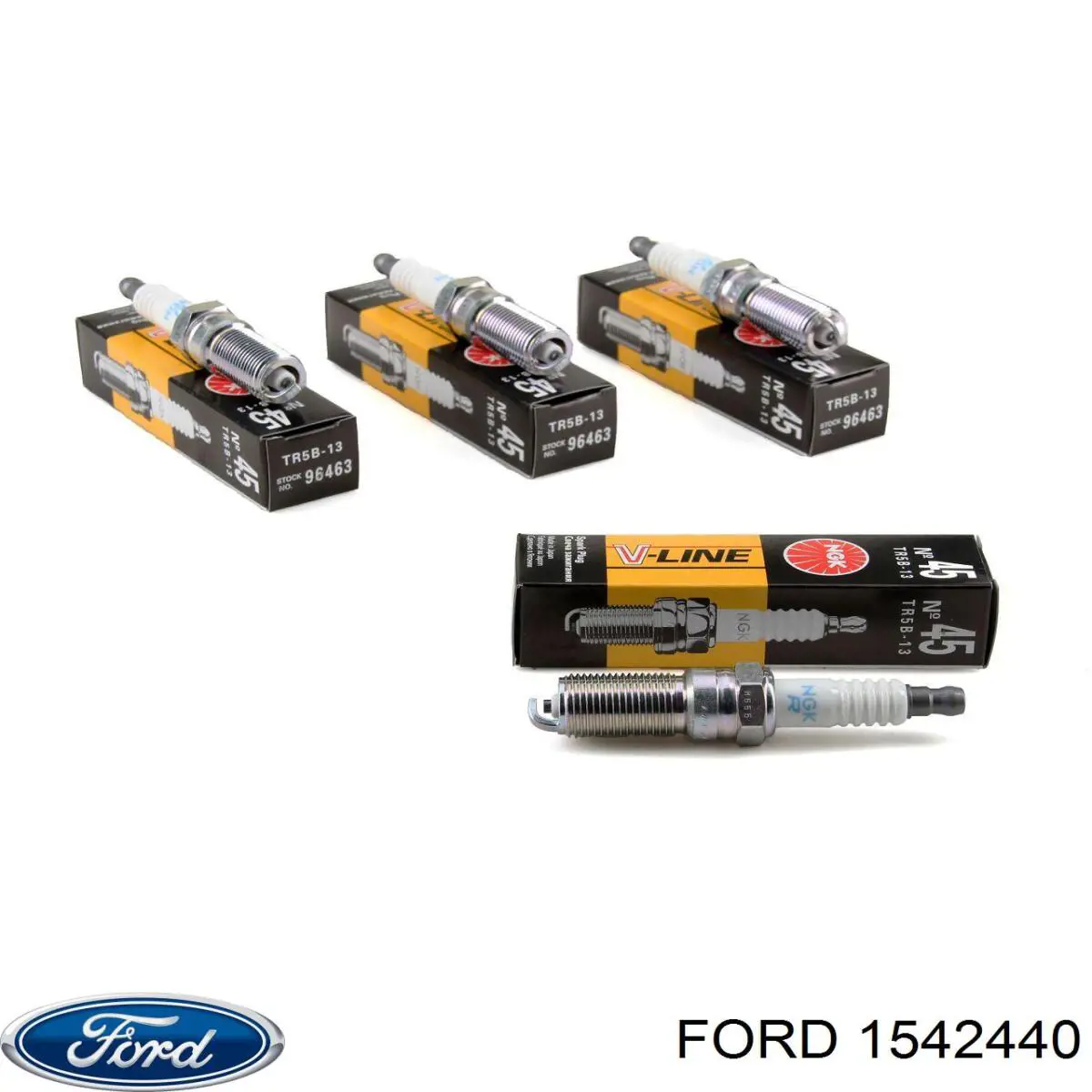 Купити 1542440 Ford Перетворювач відпрацьованих газів