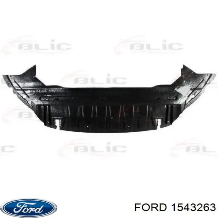 1483859 Ford Захисна губа бампера переднього