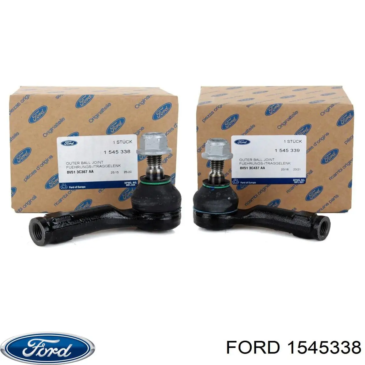 Накінечник рульової тяги, зовнішній Ford 1545338