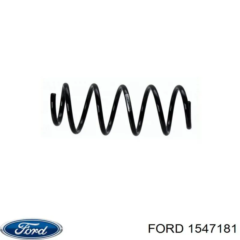 1547181 Ford Пружина амортизатора передняя