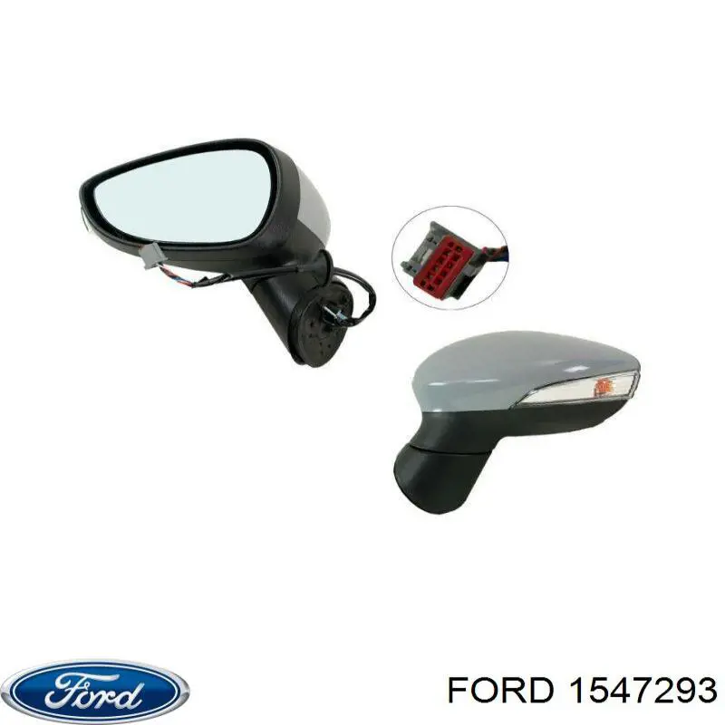Дзеркало ліве Ford 1671047