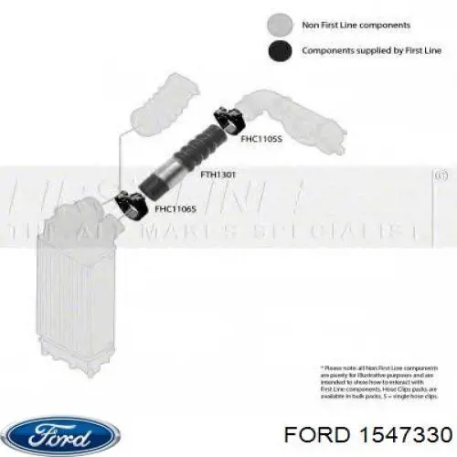 Купити 1547330 Ford Шланг/патрубок интеркуллера