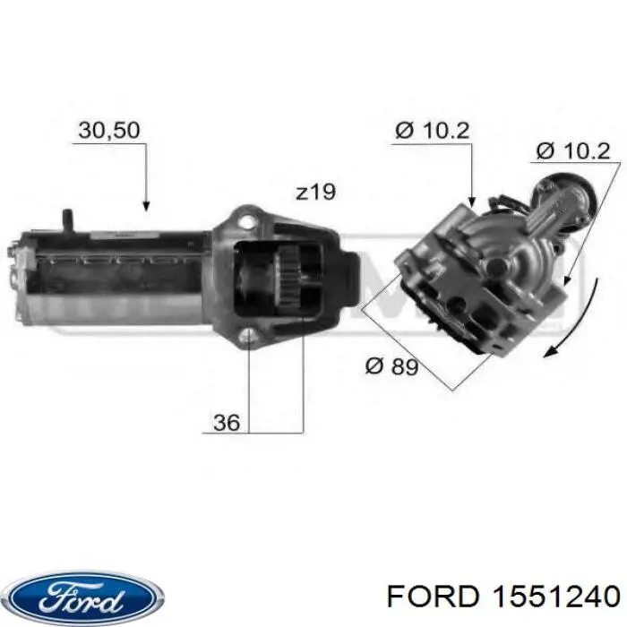 Стартер Ford 1551240 ціна, від 78.99 USD