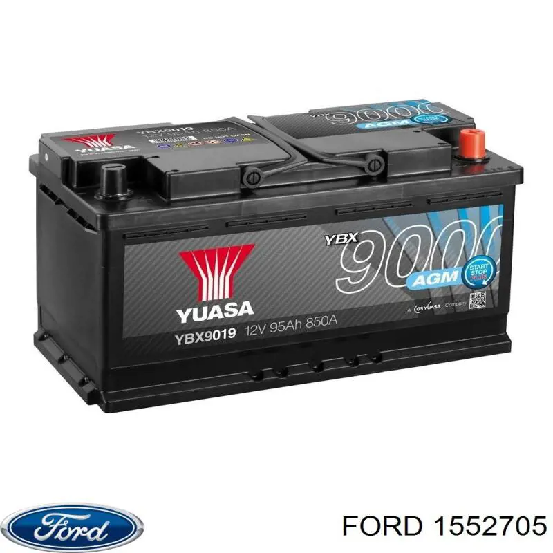 Купити Акумулятор Ford 95 А/г (1552705)