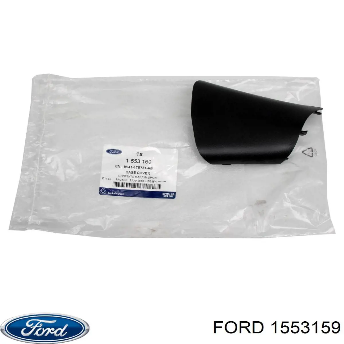Купити 1553159 Ford Накладка/кришка дзеркала заднього виду, права