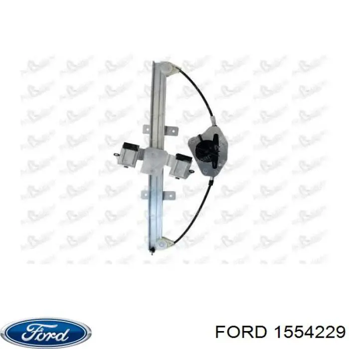 1554229 Ford Механізм склопідіймача дверей передніх, правих