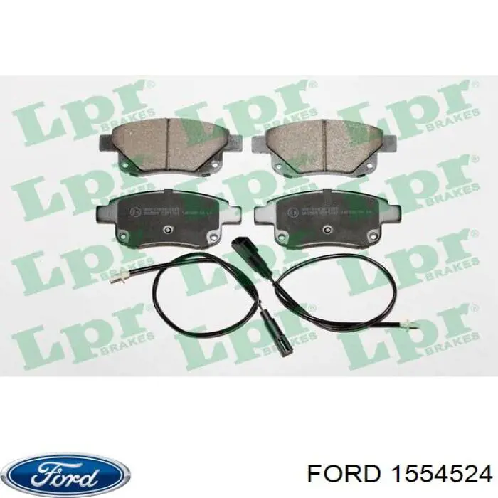 Задні гальмівні колодки Ford 1554524 ціна, від 18.94 USD