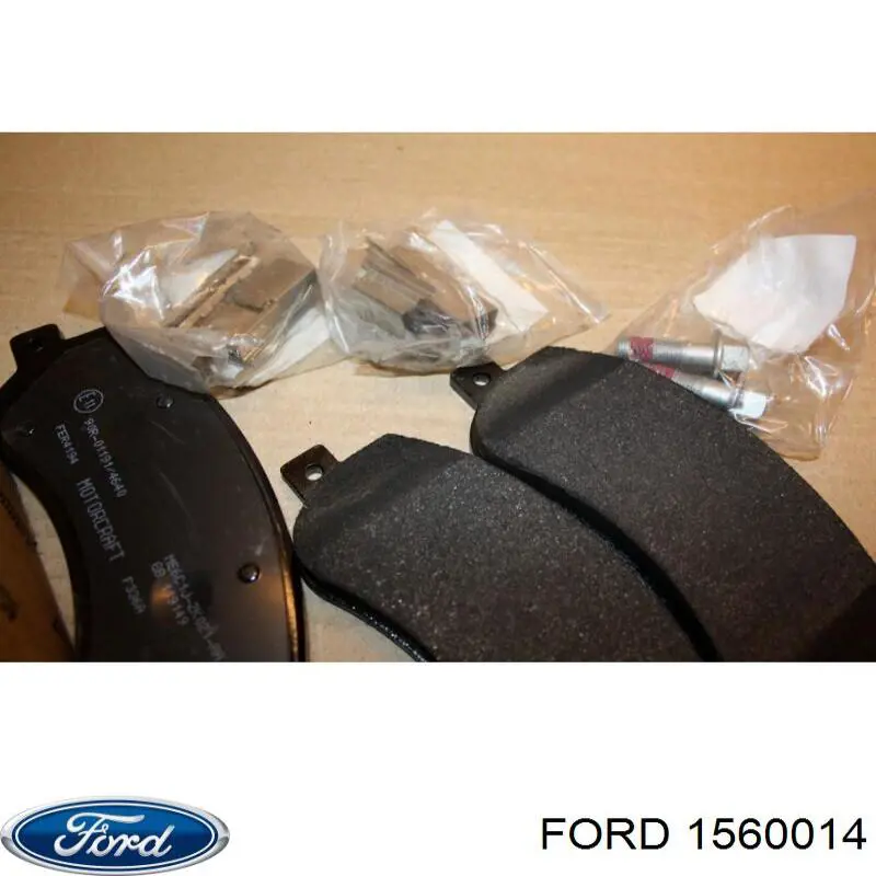 Передні тормозні колодки 1560014 Ford