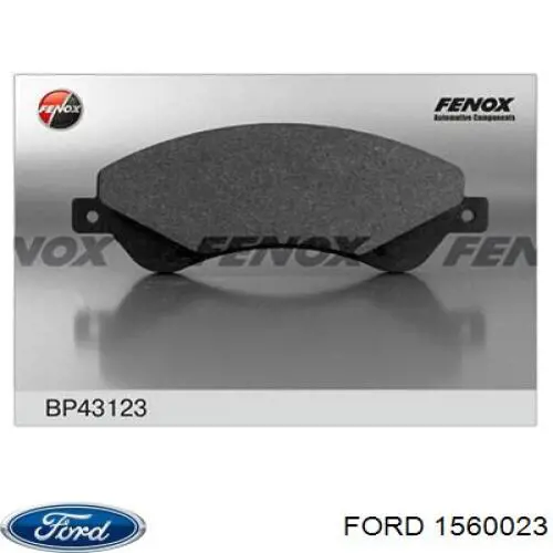 Купити 1560023 Ford Колодки гальмівні передні, дискові