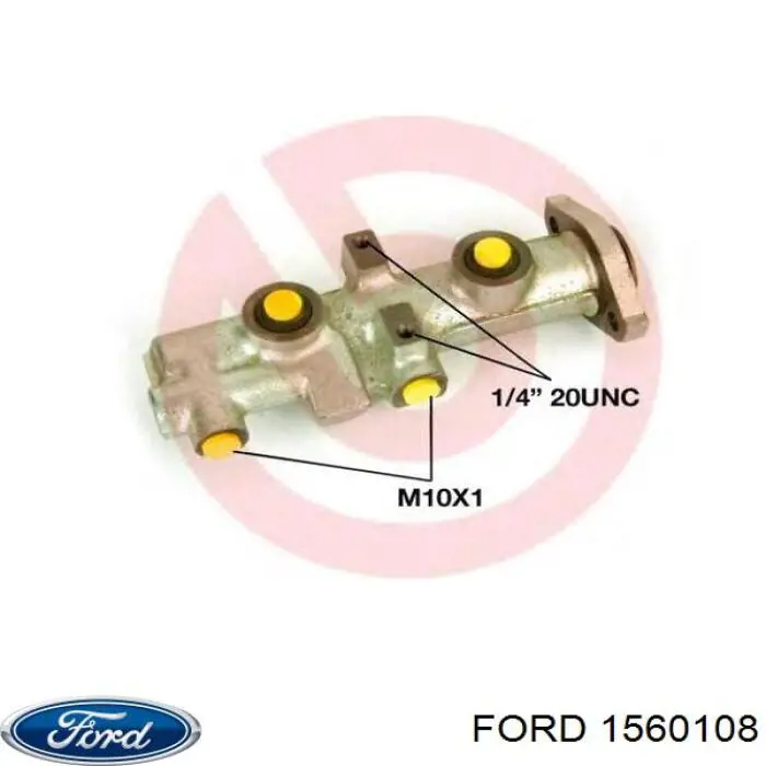Купити 1560108 Ford Головний гальмівний циліндр