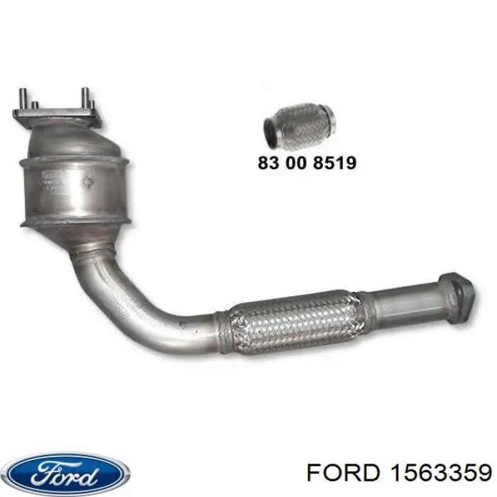 Купити 1026347 Ford Перетворювач відпрацьованих газів