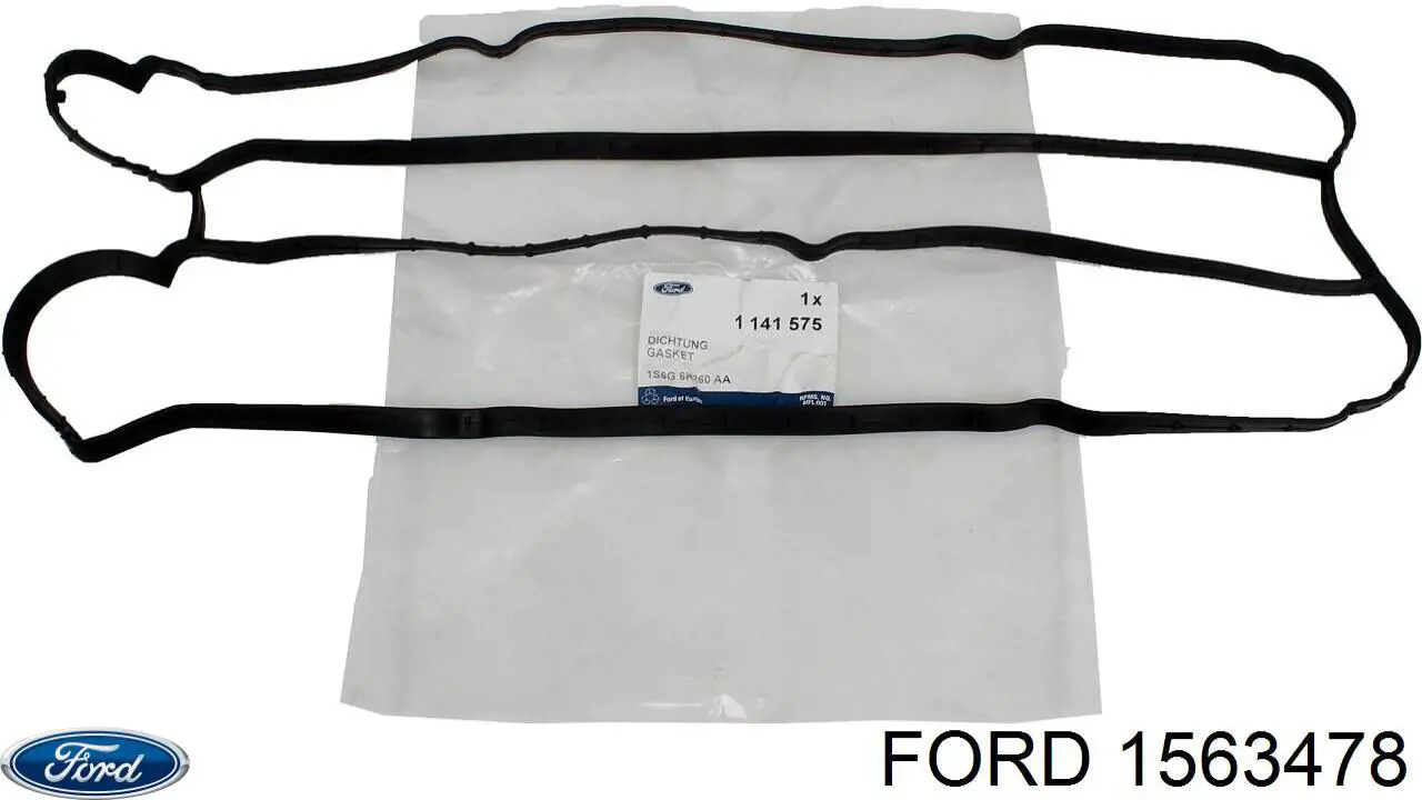Прокладка клапанної кришки двигуна, комплект 1563478 Ford