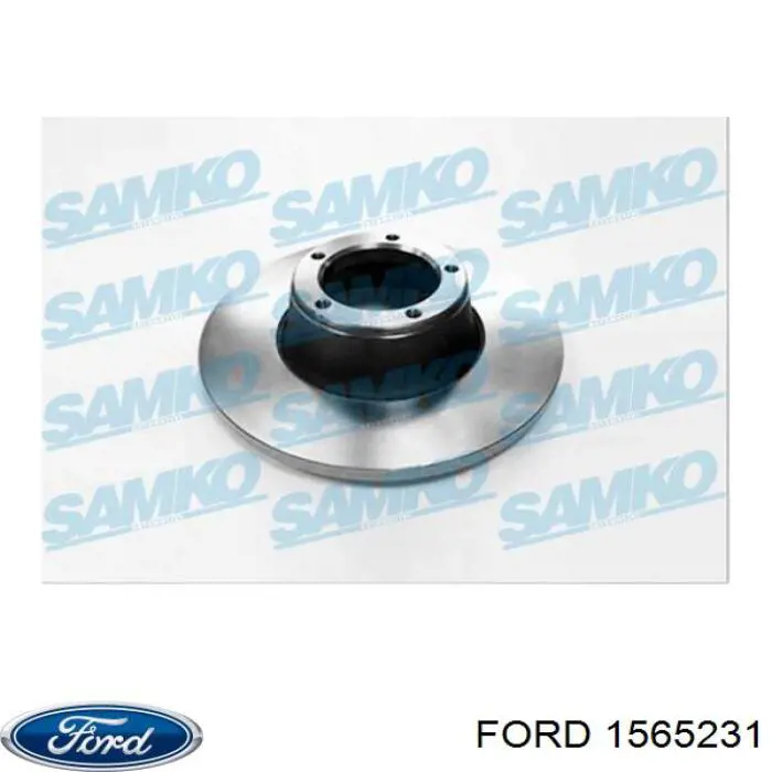 1565231 Ford диск гальмівний передній