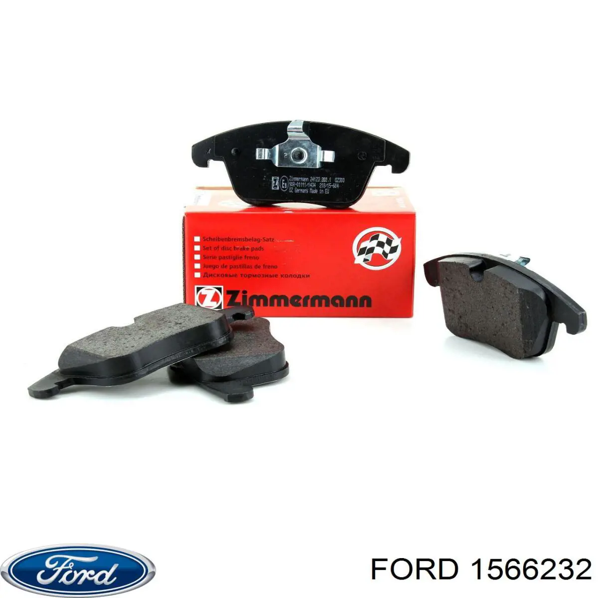 1566232 Ford Передні гальмівні колодки