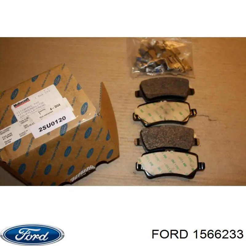 1566233 Ford колодки гальмові задні, дискові
