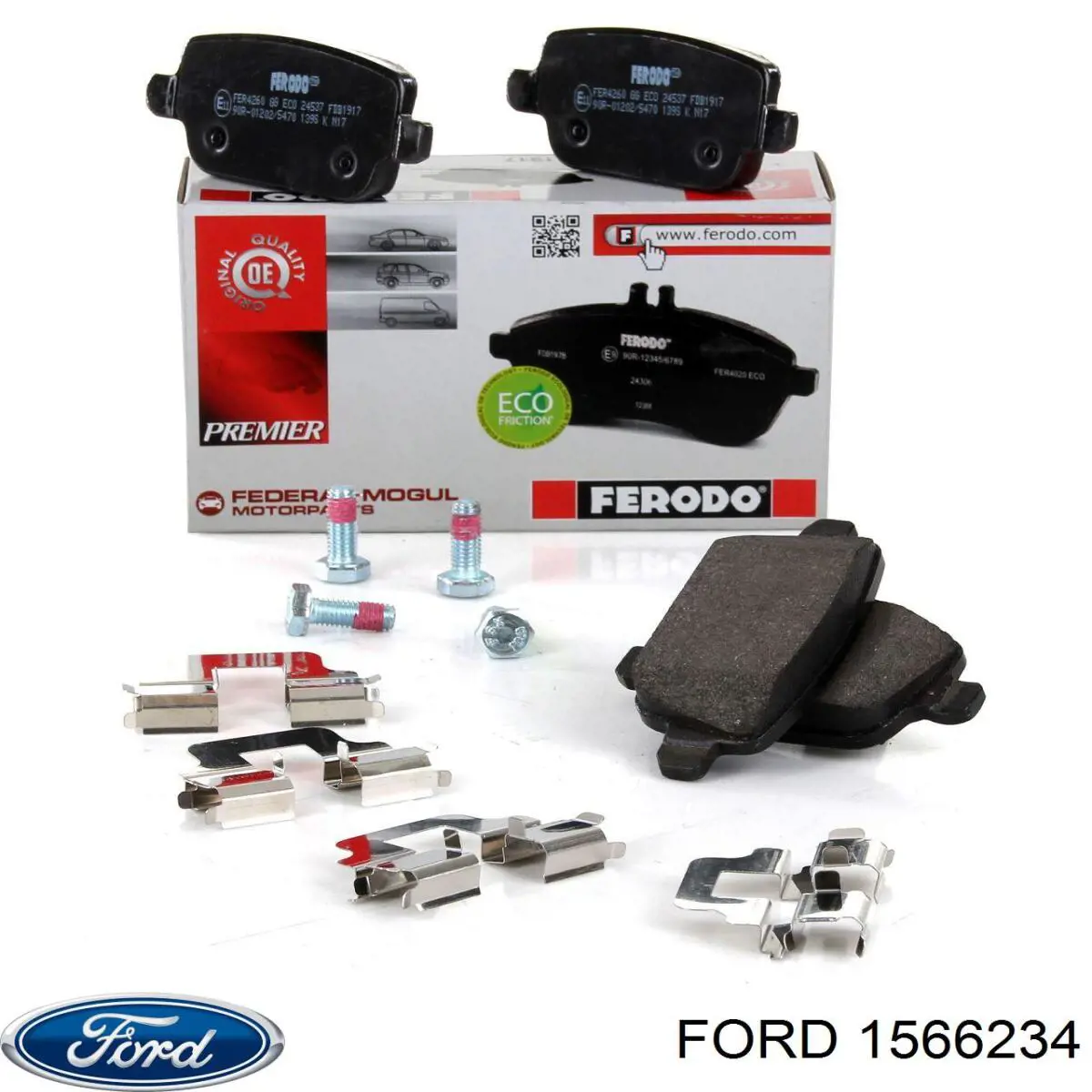 Задні гальмівні колодки Ford 1566234 ціна, від 19.90 USD