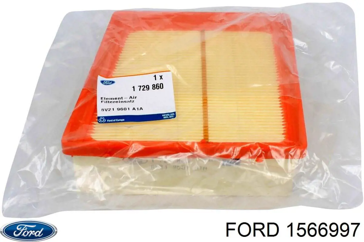 1566997 Ford Внутрішньосалонний фільтр