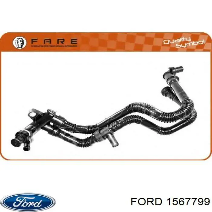Купити 1567799 Ford Шланг/патрубок водяного насосу, приймальний