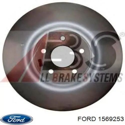 1569253 Ford диск гальмівний передній